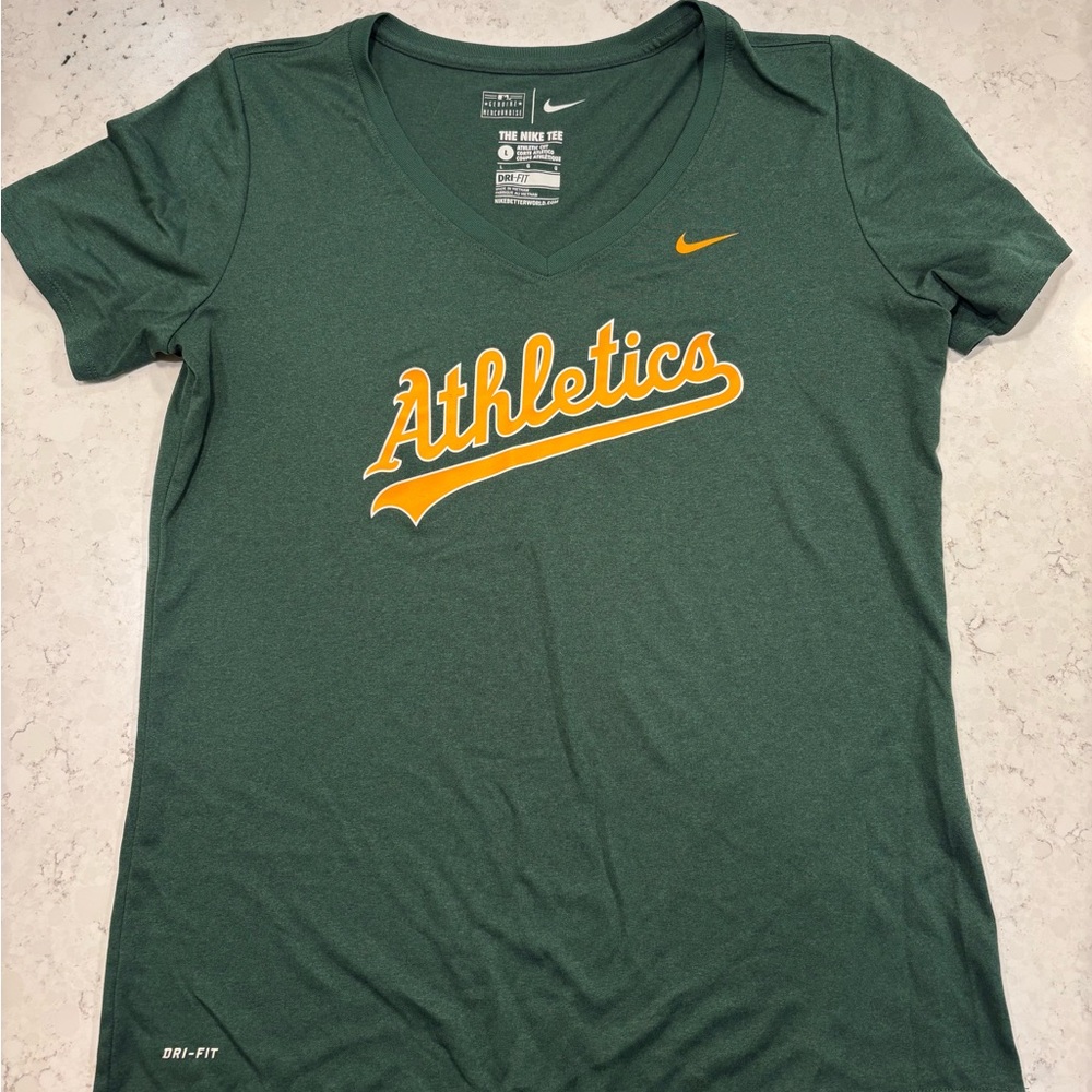 Nike Women's Dark Green Athletics Tee